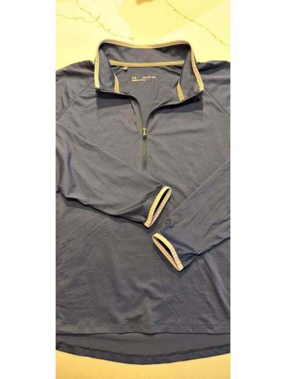 Under Armour Woman Atlantic Blue 1/4 Zip Pullover Size 3XL